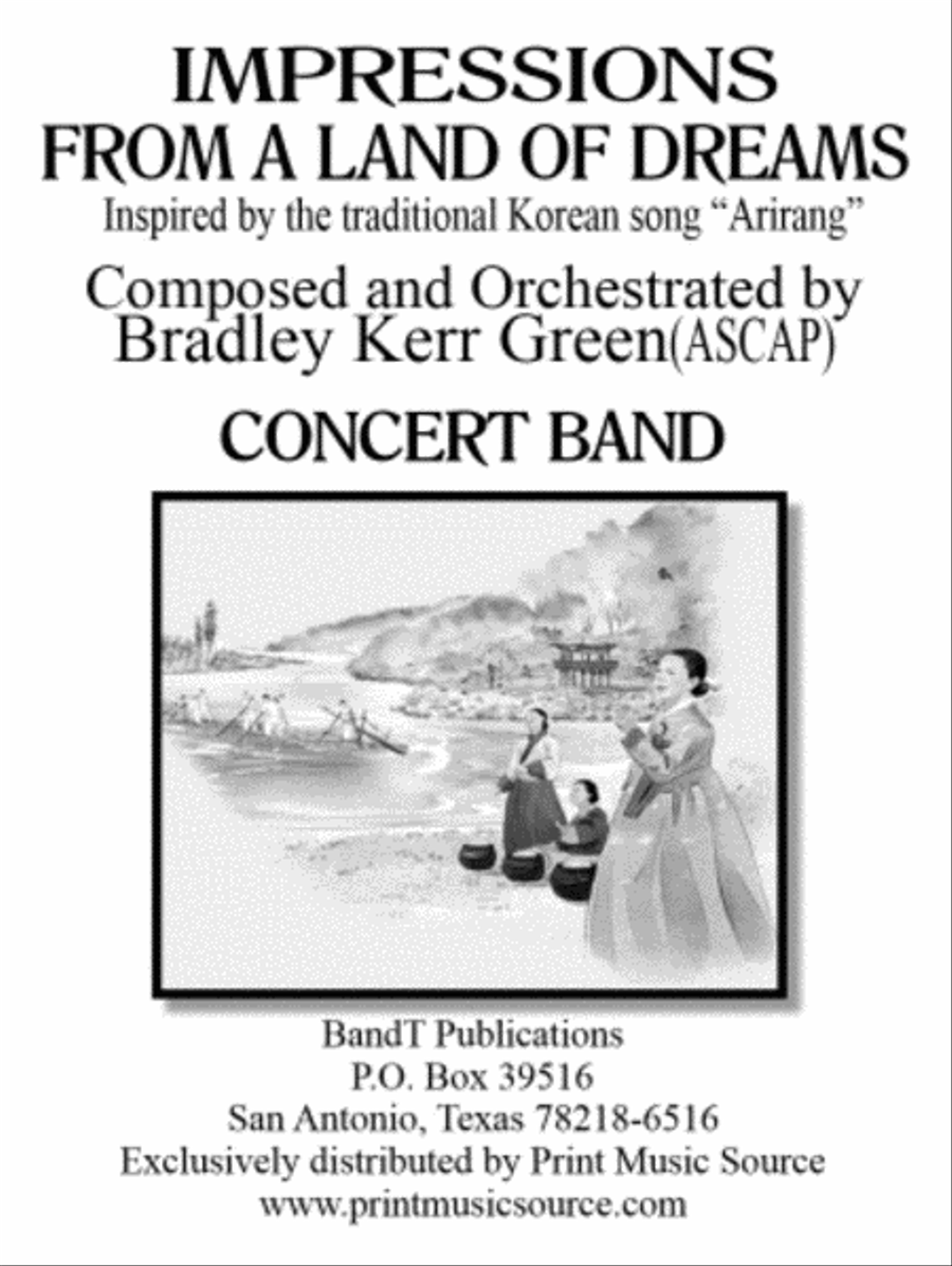 Impressions From A Land of Dreams Concert Band scores gallery preview page 1