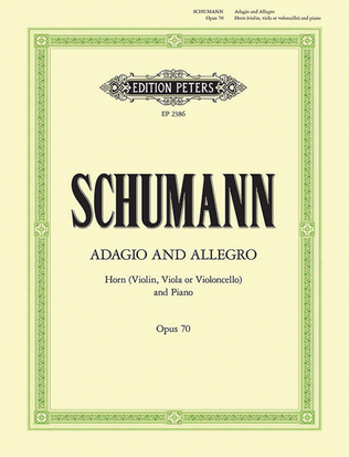 Book cover for Adagio and Allegro for Horn and Piano