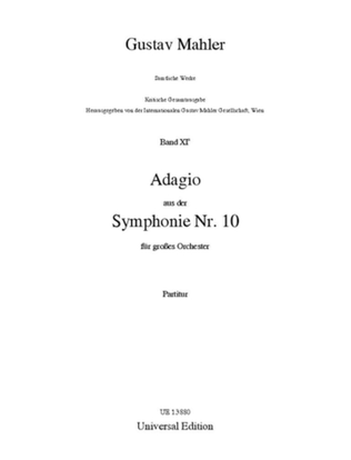 Book cover for Adagio from the 10th Symphony