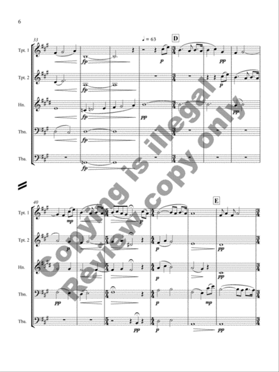 Confictura Brass Ensemble scores gallery preview page 7