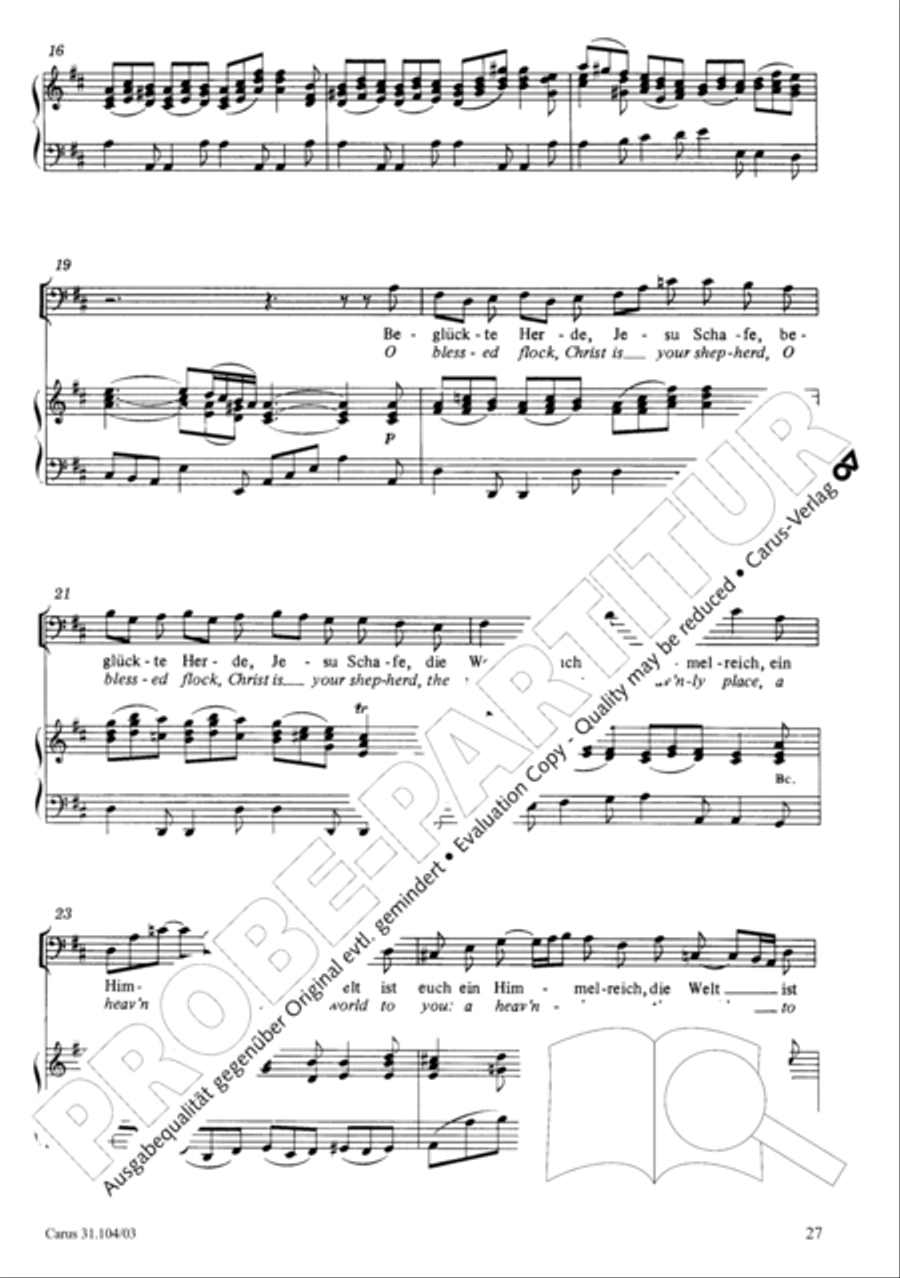 O shield of Israel, hear us (Du Hirte Israel, hore) TB scores gallery preview page 28
