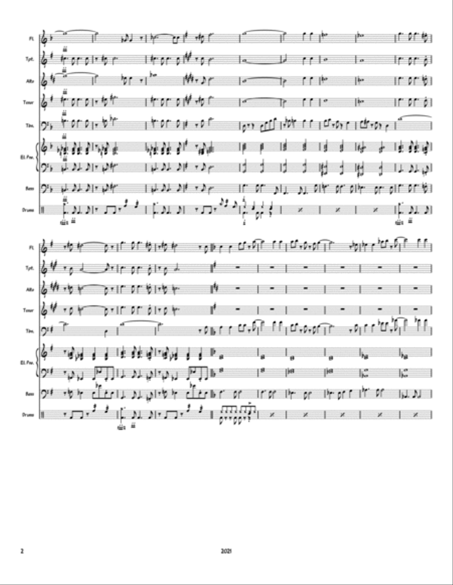 Up, Up And Away Large Ensemble scores gallery preview page 2