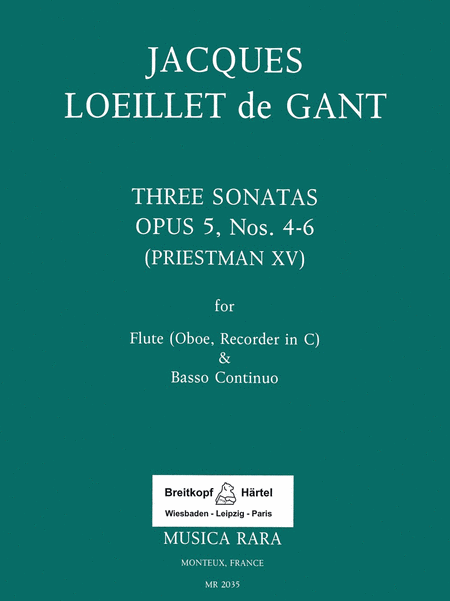Sechs Sonaten op. 5/4-6