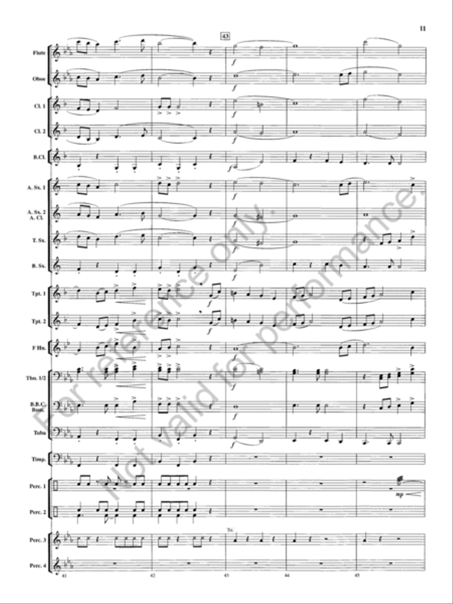 Tempest Rising Concert Band scores gallery preview page 12