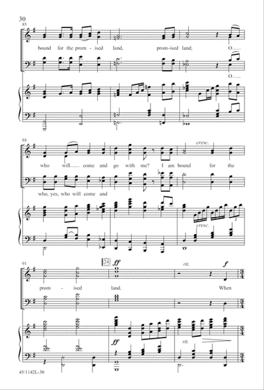 The Church's One Foundation 4-Part scores gallery preview page 32