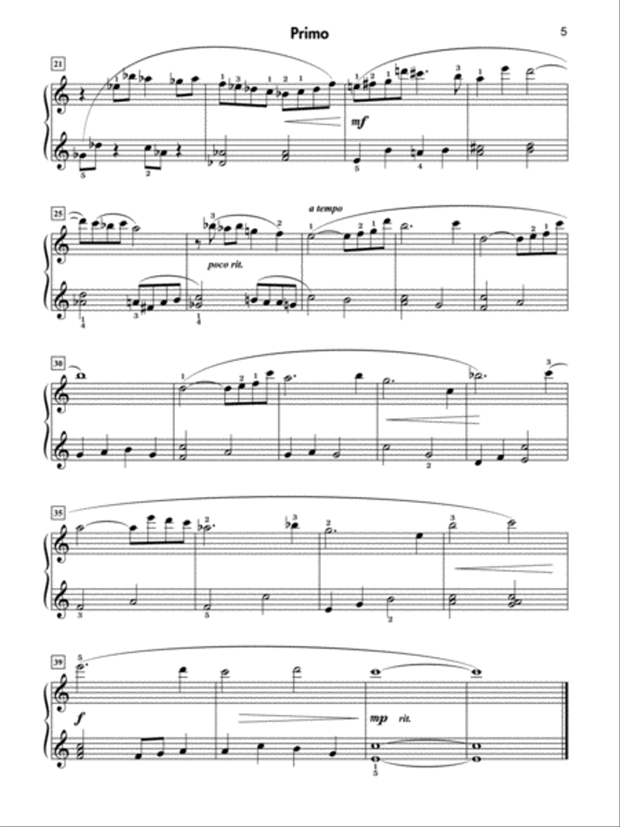 Just for Two, Book 3 - Piano Duet (1 Piano, 4 Hands) Piano Method scores gallery preview page 5