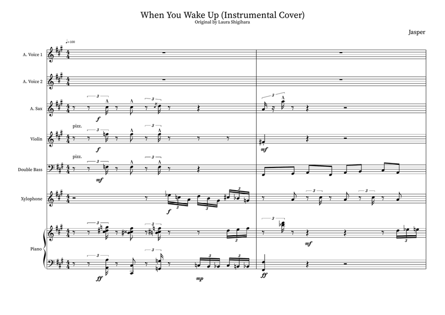 Book cover for When You Wake Up (Arrangement)