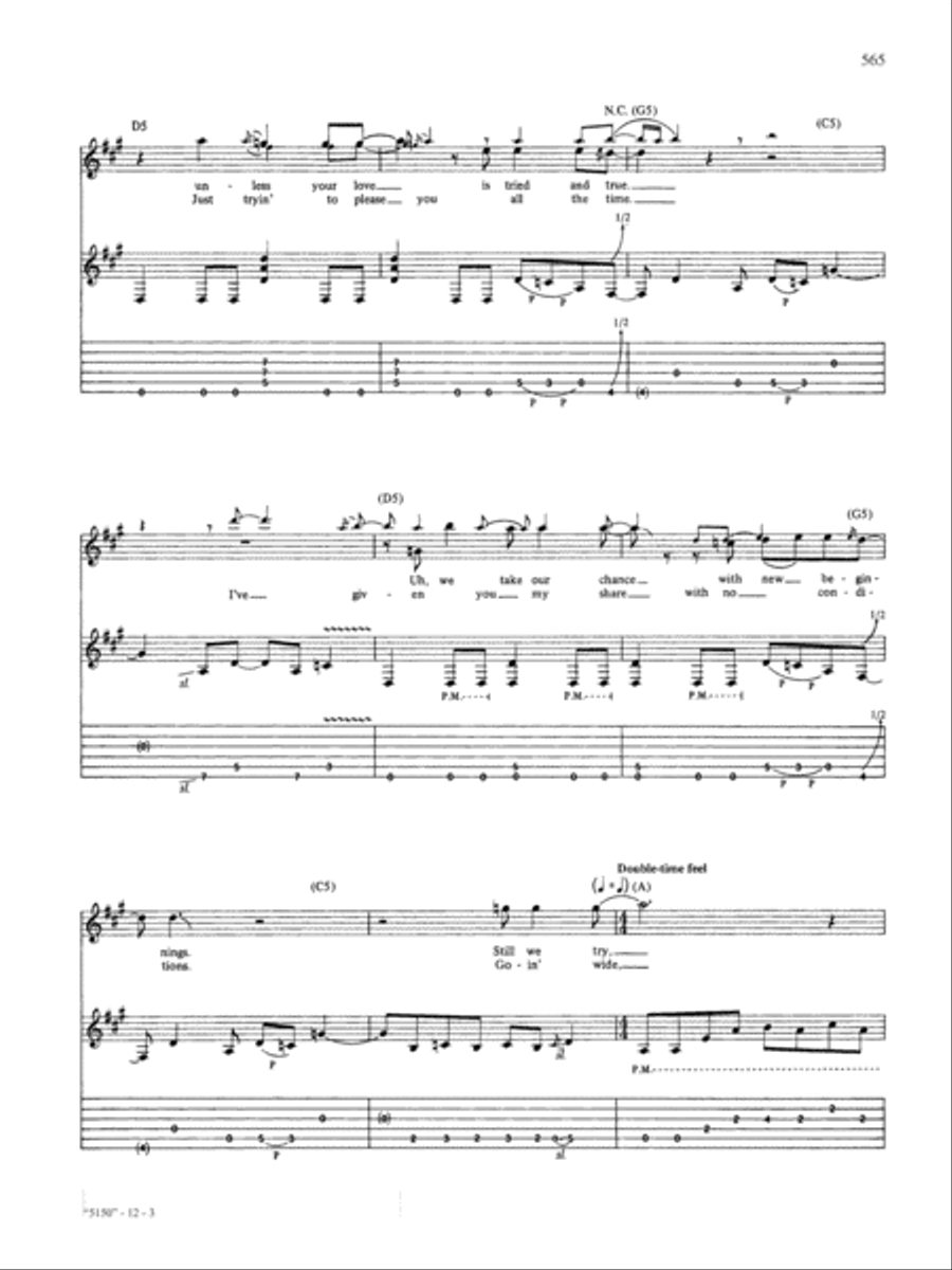 5150 Guitar Tablature scores gallery preview page 3