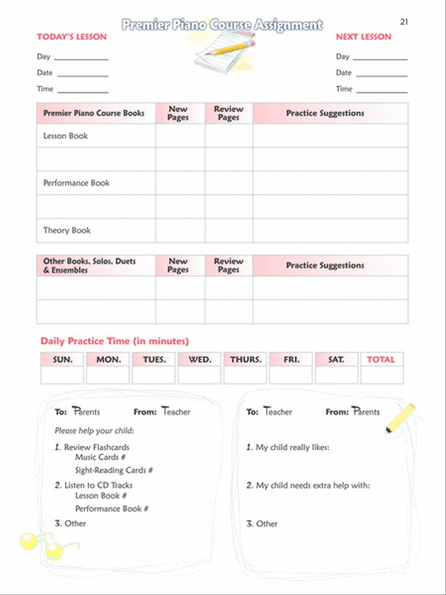 Premier Piano Course At-Home Book, Book 2B Piano Method scores gallery preview page 2