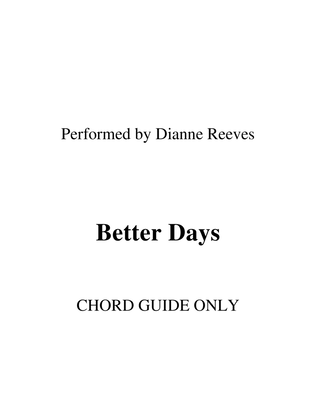 Book cover for Better Days
