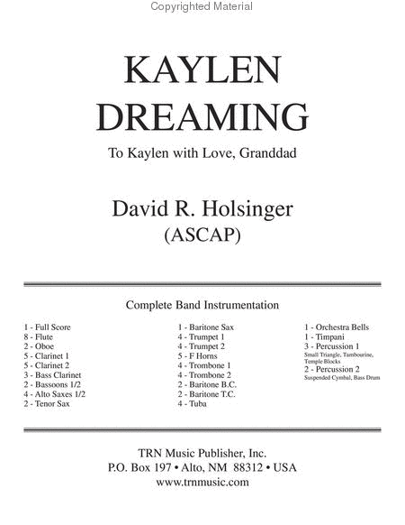 Kaylen Dreaming image number null
