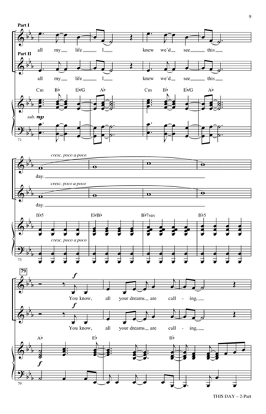 This Day (from Jingle Jangle) (arr. Mac Huff)