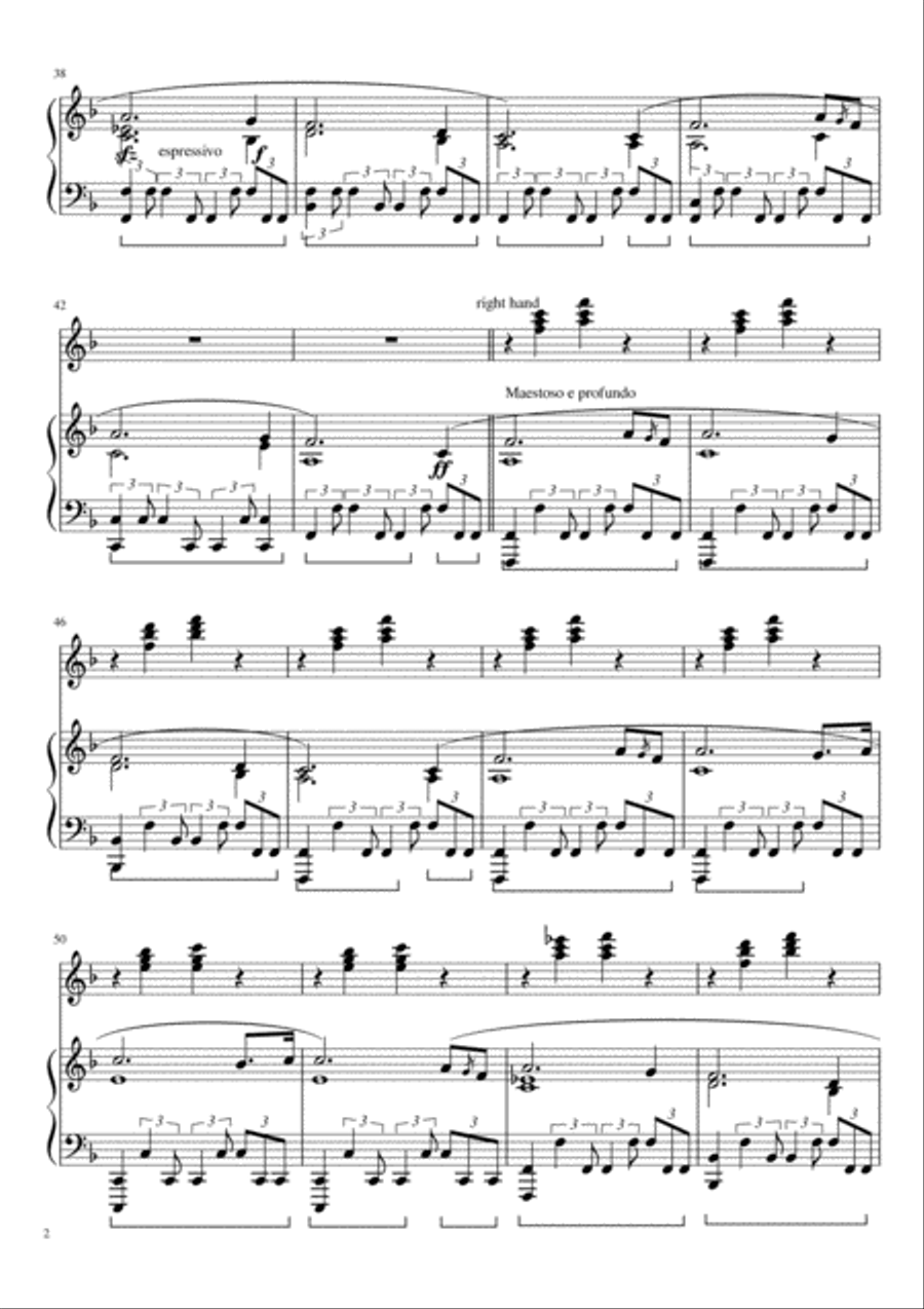 Amazing Grace, Piano Amazing Grace, Piano Piano Solo scores gallery preview page 2