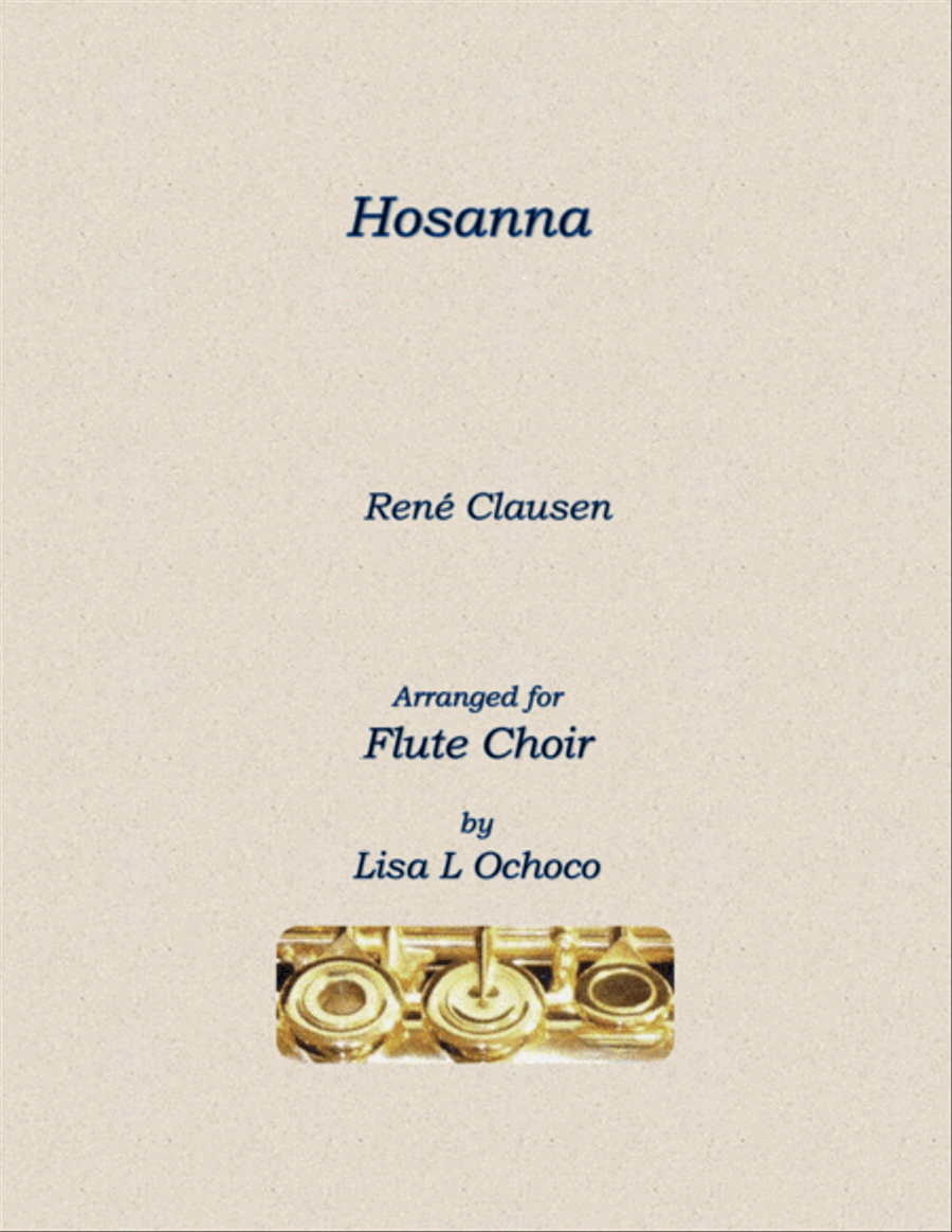 Hosanna Flute Choir scores gallery preview page 1