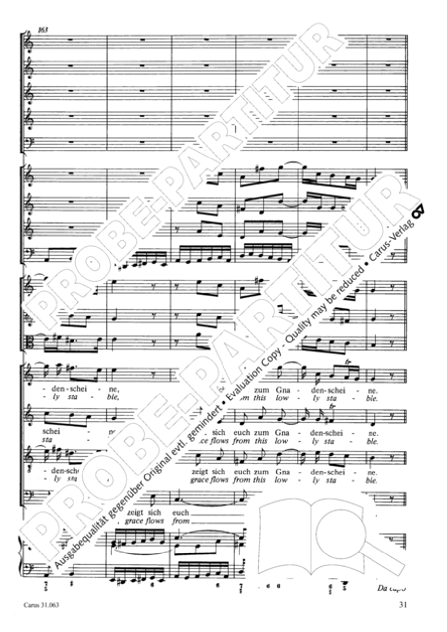 Christians, etch this blessed day (Christen, atzet diesen Tag) 4-Part scores gallery preview page 32
