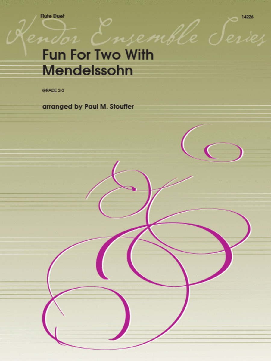 Fun For Two With Mendelssohn Flute Duet scores gallery preview page 1