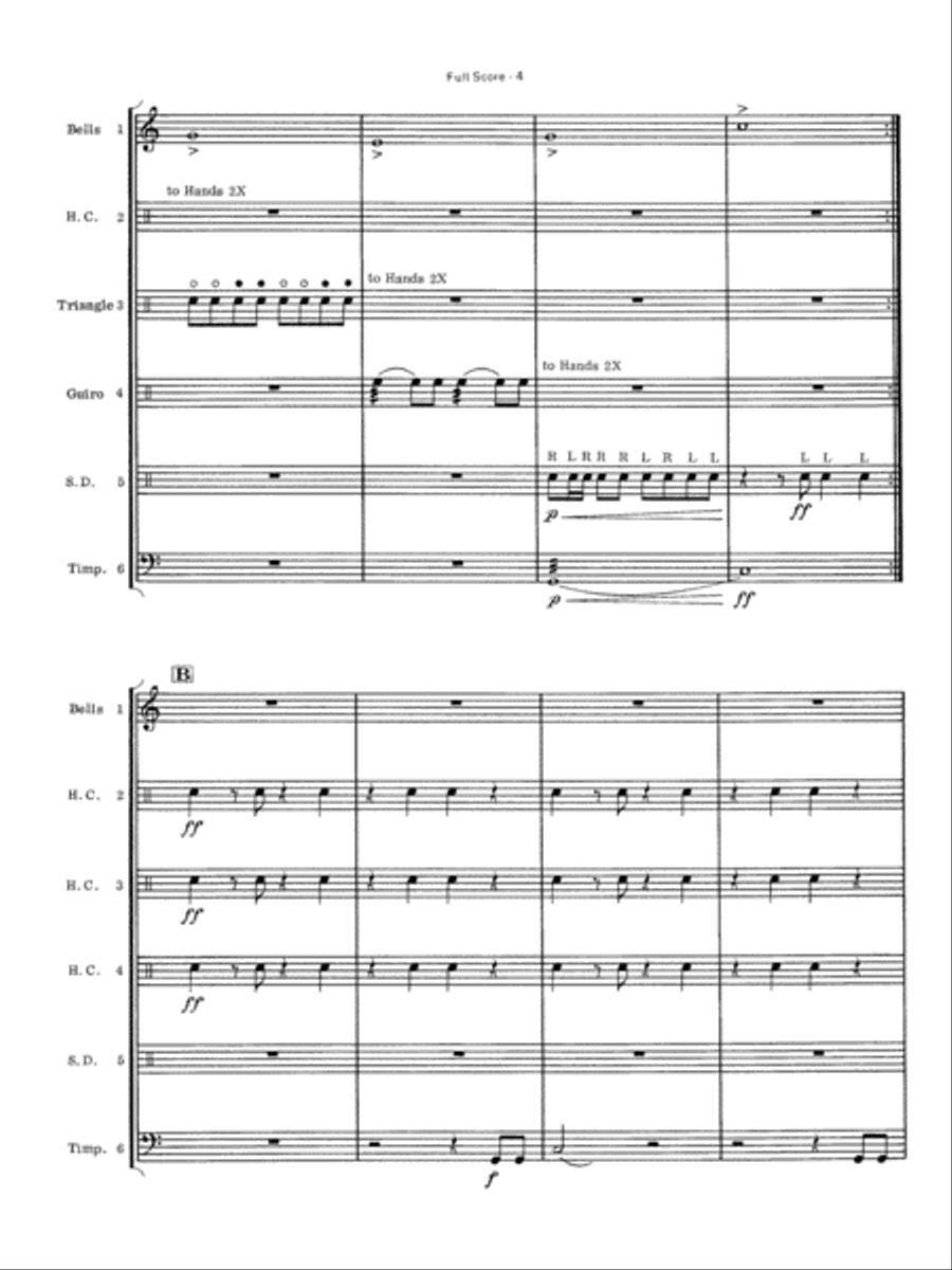 Latin Fantasy: Score Percussion Ensemble scores gallery preview page 5