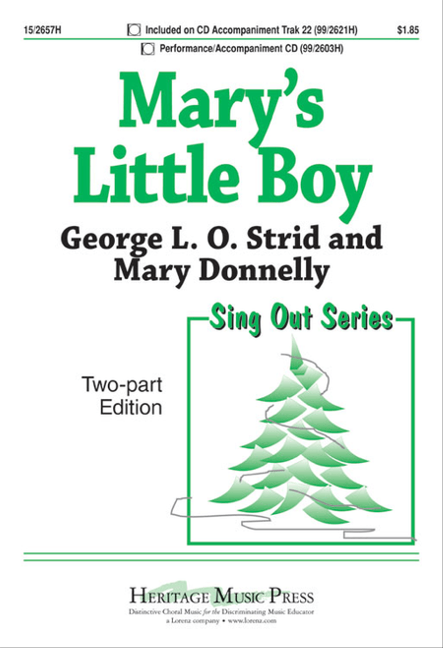 Mary's Little Boy 2-Part scores gallery preview page 1