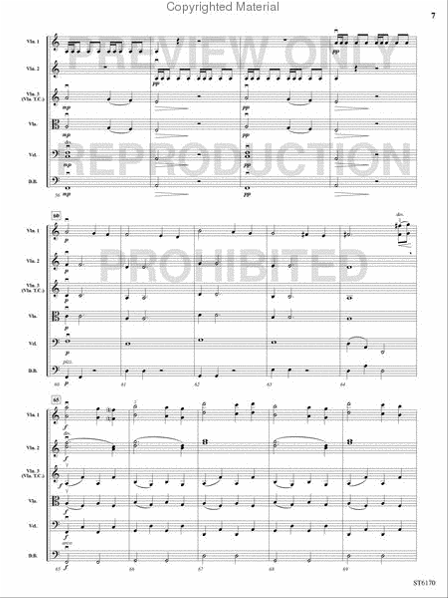 North Star to Freedom String Orchestra scores gallery preview page 6