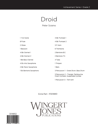 Droid - Full Score