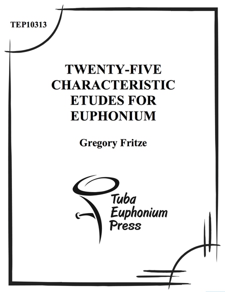 Twenty-five Characteristic Etudes