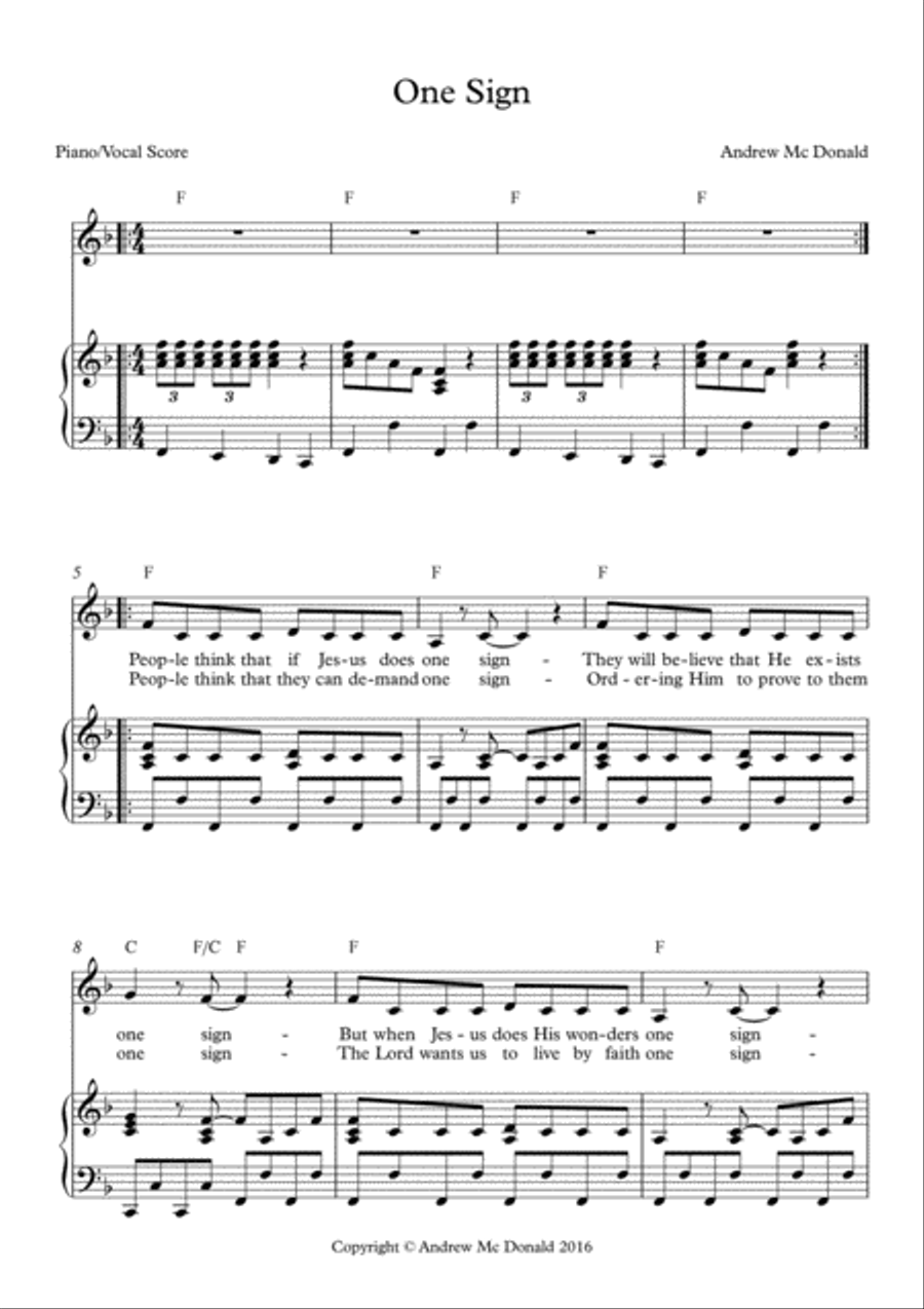 One Sign Voice scores gallery preview page 2