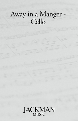 Book cover for Away in a Manger - Cello