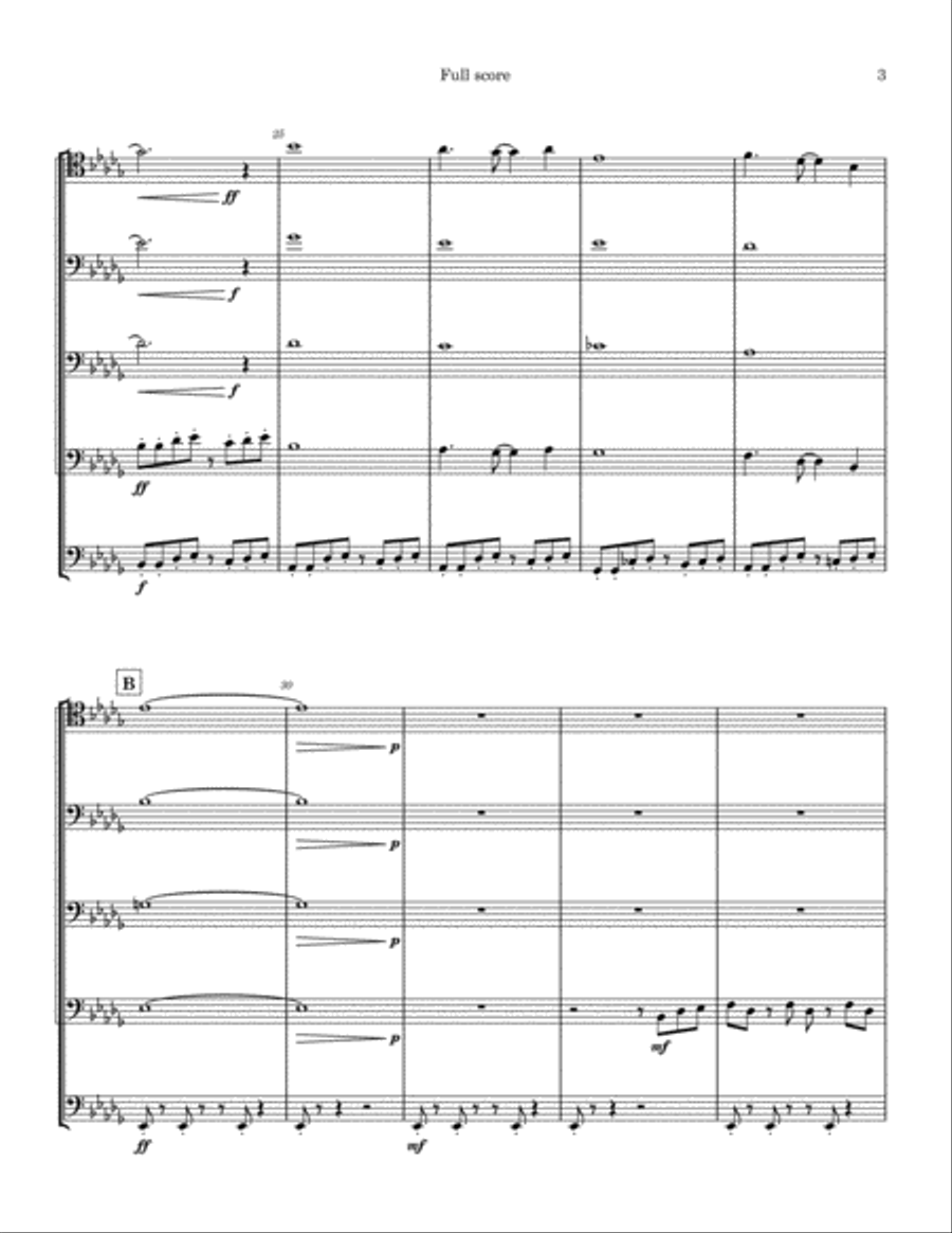 A New Beginning A New Beginning Trombone Solo scores gallery preview page 3