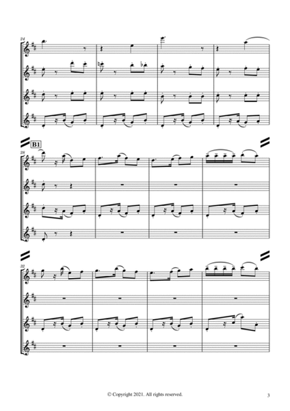 Habanera from Carmen for flute quartet image number null