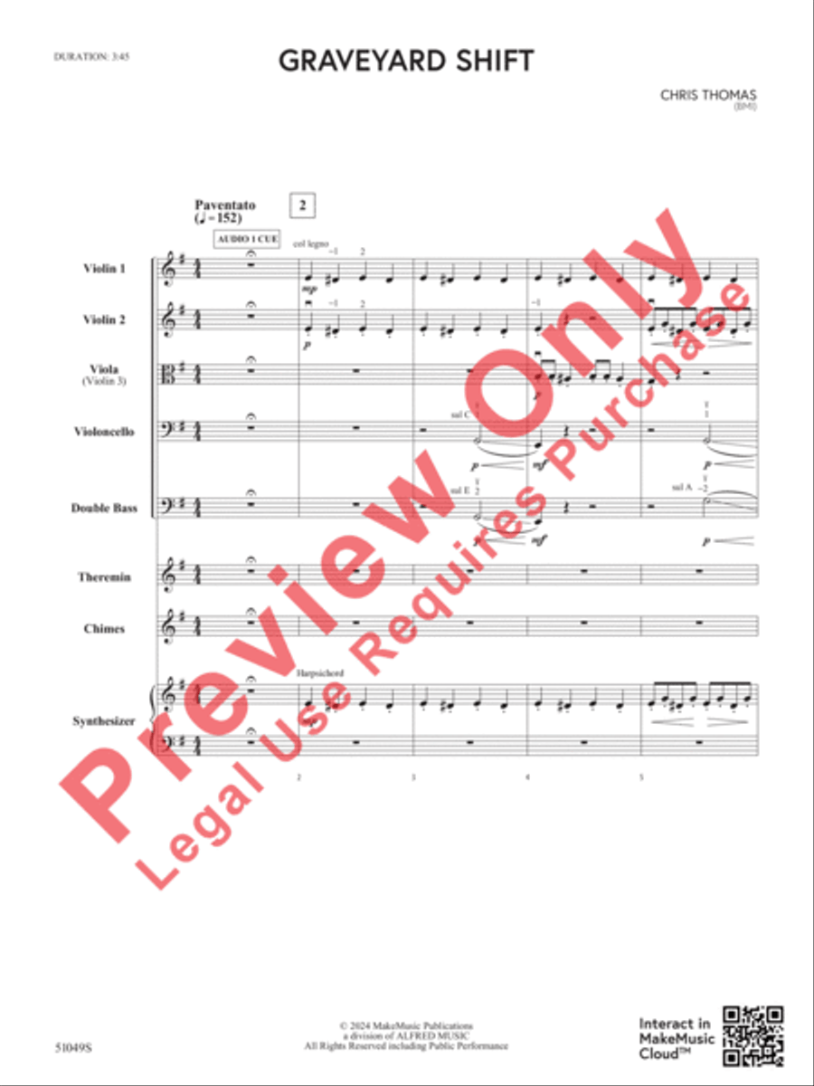 Graveyard Shift Graveyard Shift String Orchestra scores gallery preview page 4