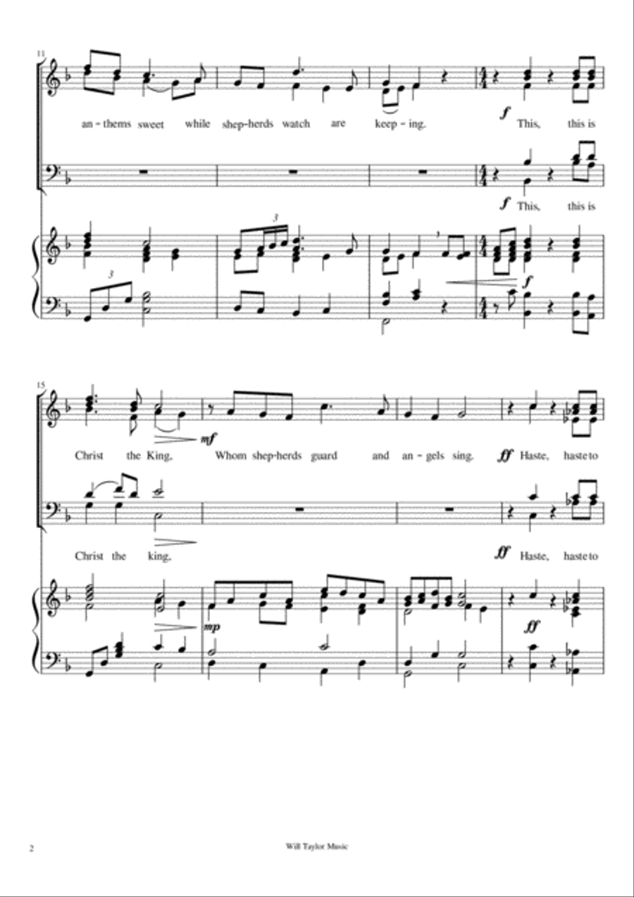 WHAT CHILD IS THIS? 4-Part scores gallery preview page 2