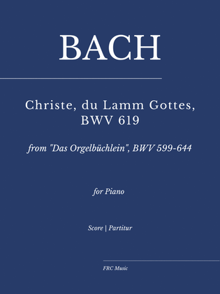 Book cover for J.S. Bach: Christe, du Lamm Gottes, BWV 619 - As played by Víkingur Ólafsson