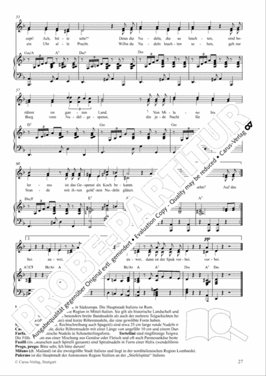 Gruselsongs, Band 1 Score scores gallery preview page 28