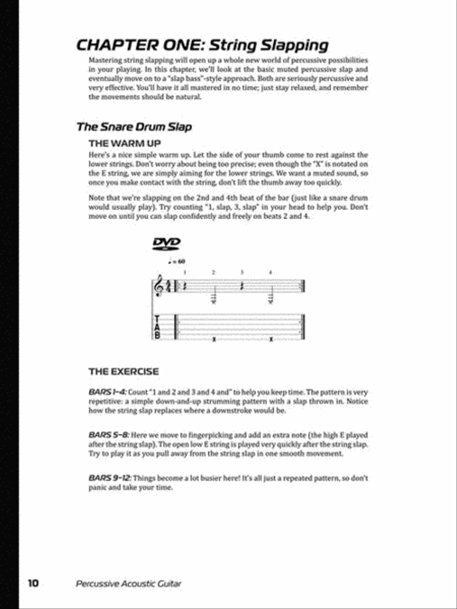 Percussive Acoustic Guitar Acoustic Guitar scores gallery preview page 4
