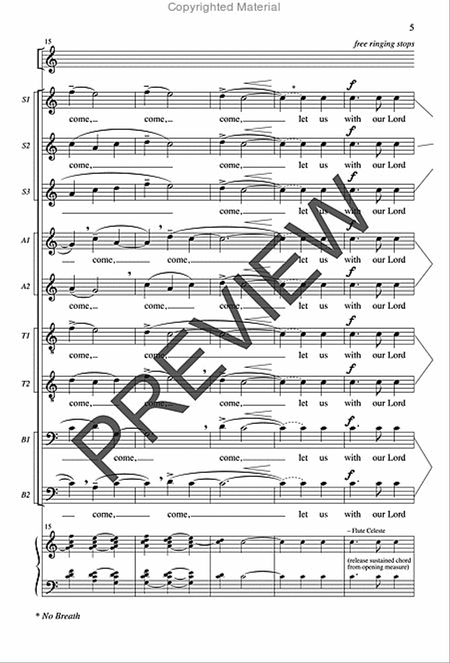 A Call to New Life Choir scores gallery preview page 5