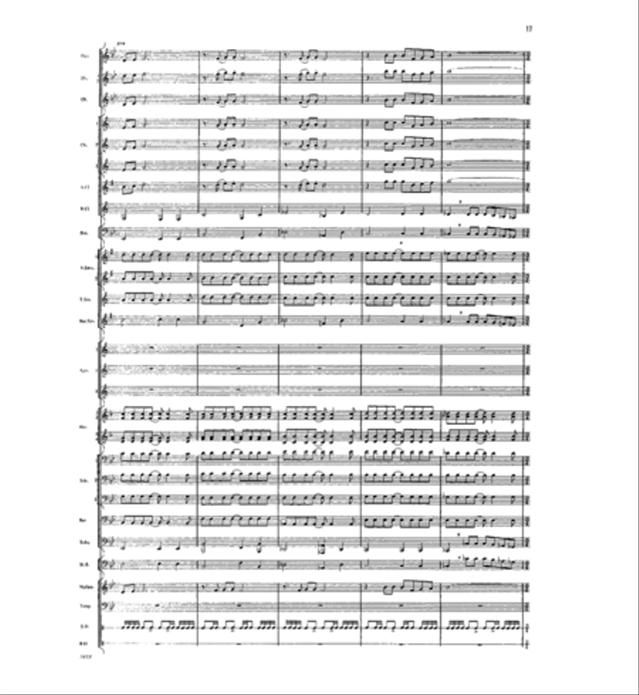 Three Folk Miniatures Concert Band scores gallery preview page 15