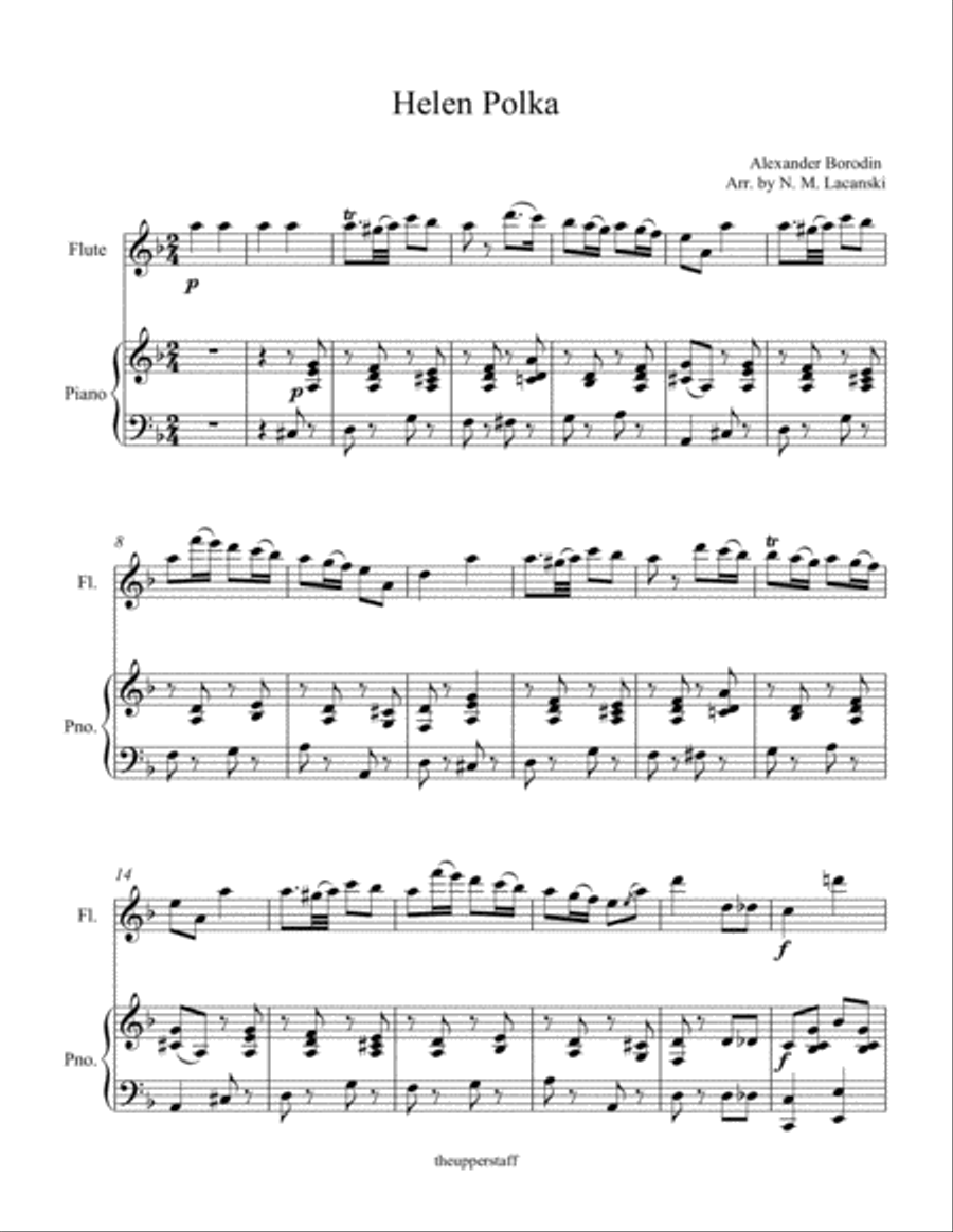 Helen Polka Helen Polka Flute Solo scores gallery preview page 2