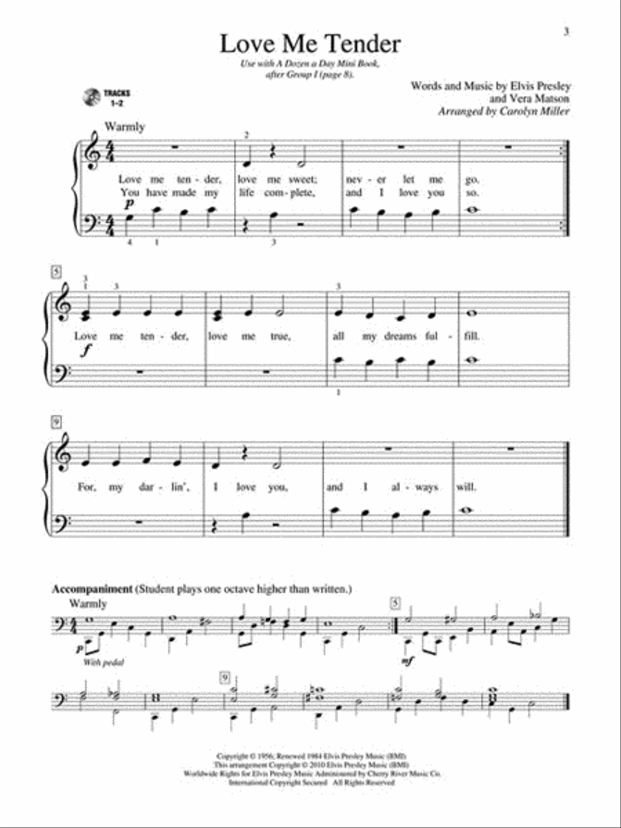 A Dozen a Day Songbook – Mini Piano Method scores gallery preview page 3