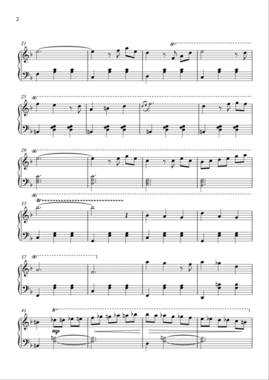 Married Life Easy Piano scores gallery preview page 2