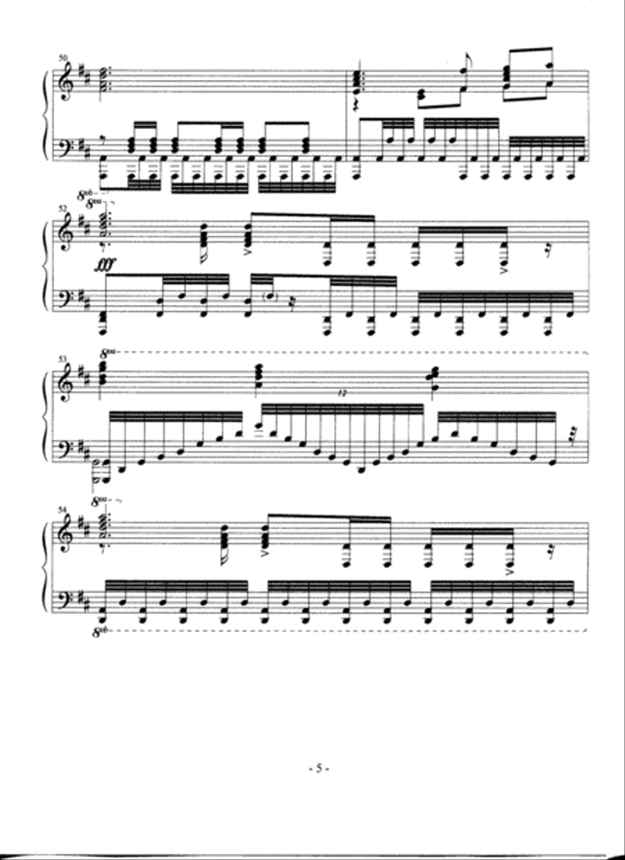 Conquest Of Paradise Piano Solo scores gallery preview page 5