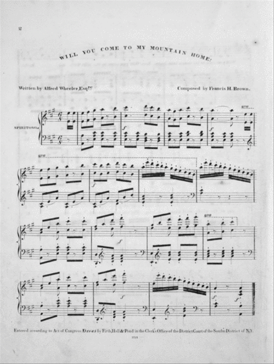Will You Come to My Mountain Home Voice scores gallery preview page 2