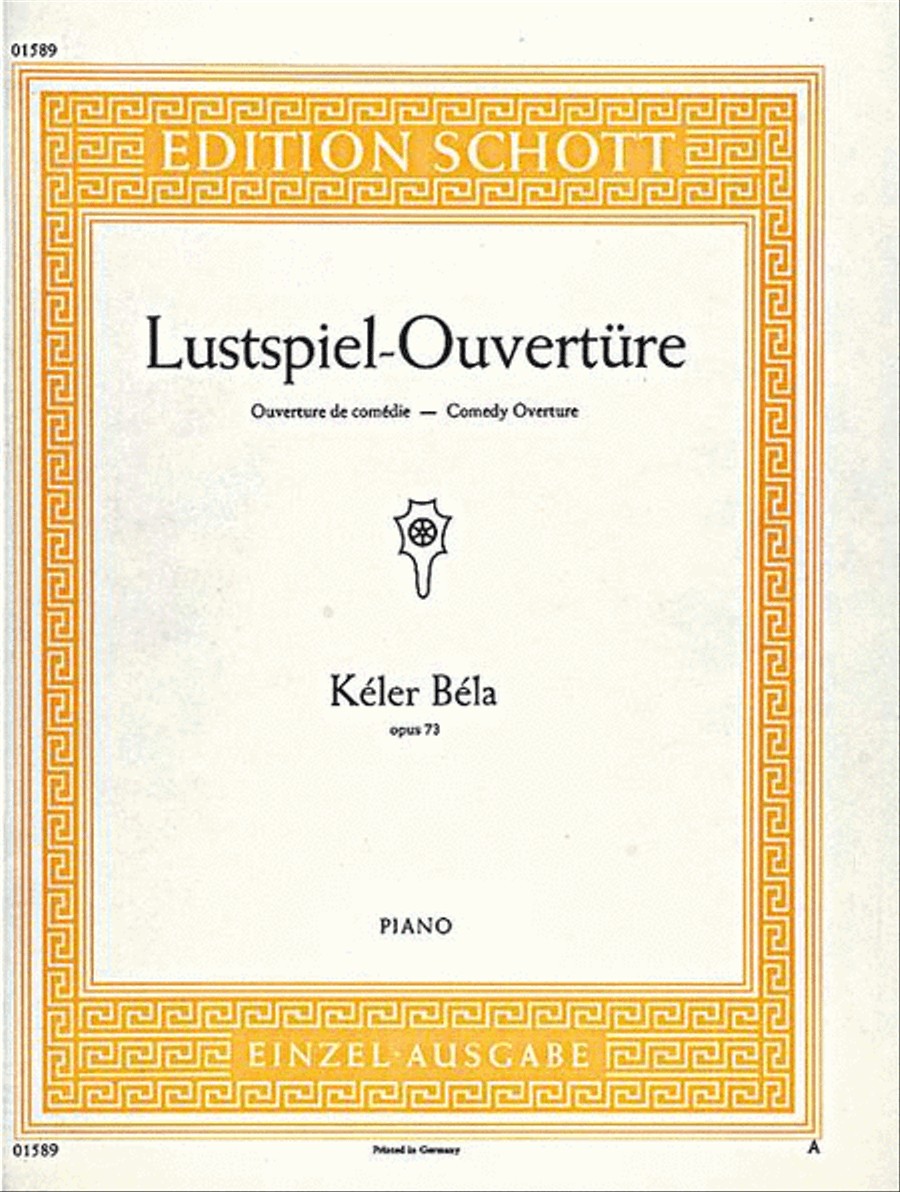 Comedy Overture, Op. 73 Comedy Overture, Op. 73 Piano Solo scores gallery preview page 1