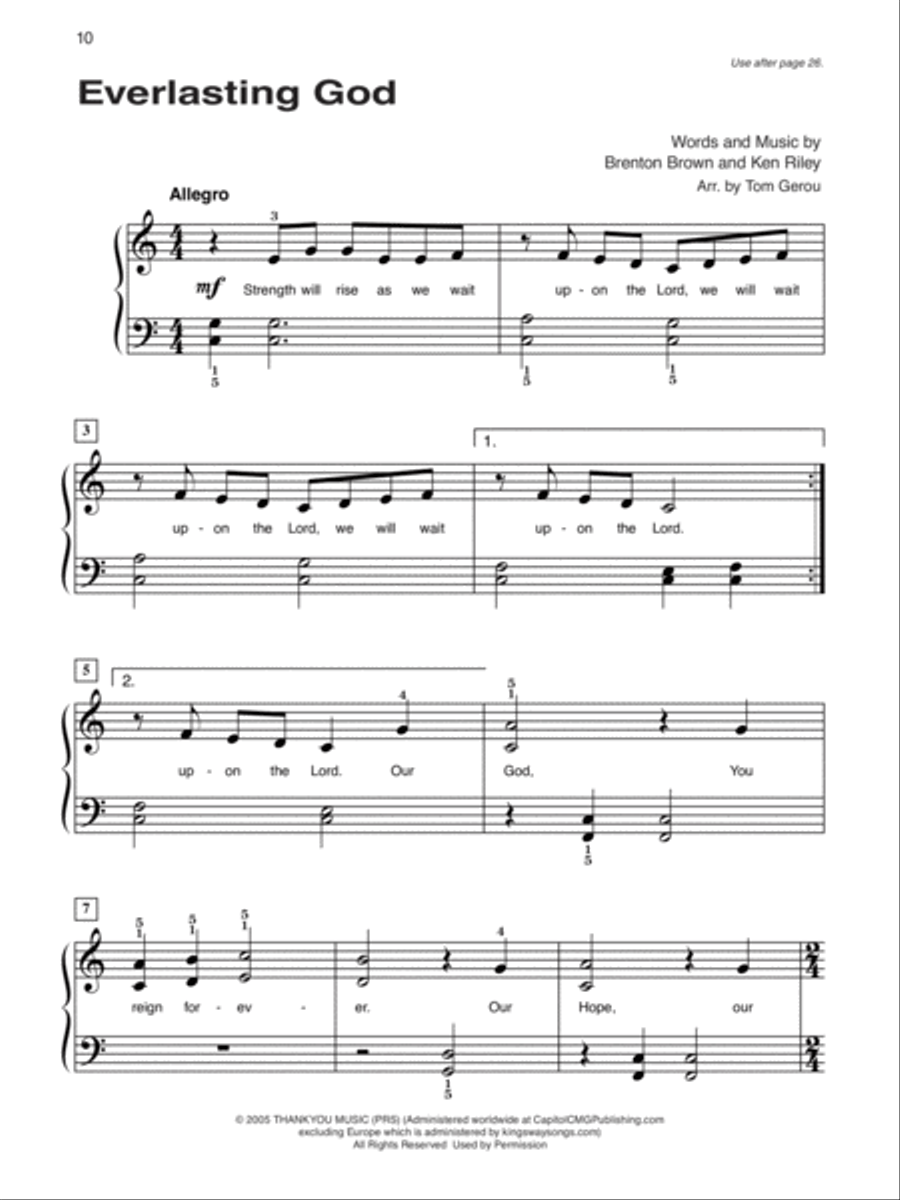 Alfred's Basic Piano Course Praise Hits, Level 3 Piano Method scores gallery preview page 18
