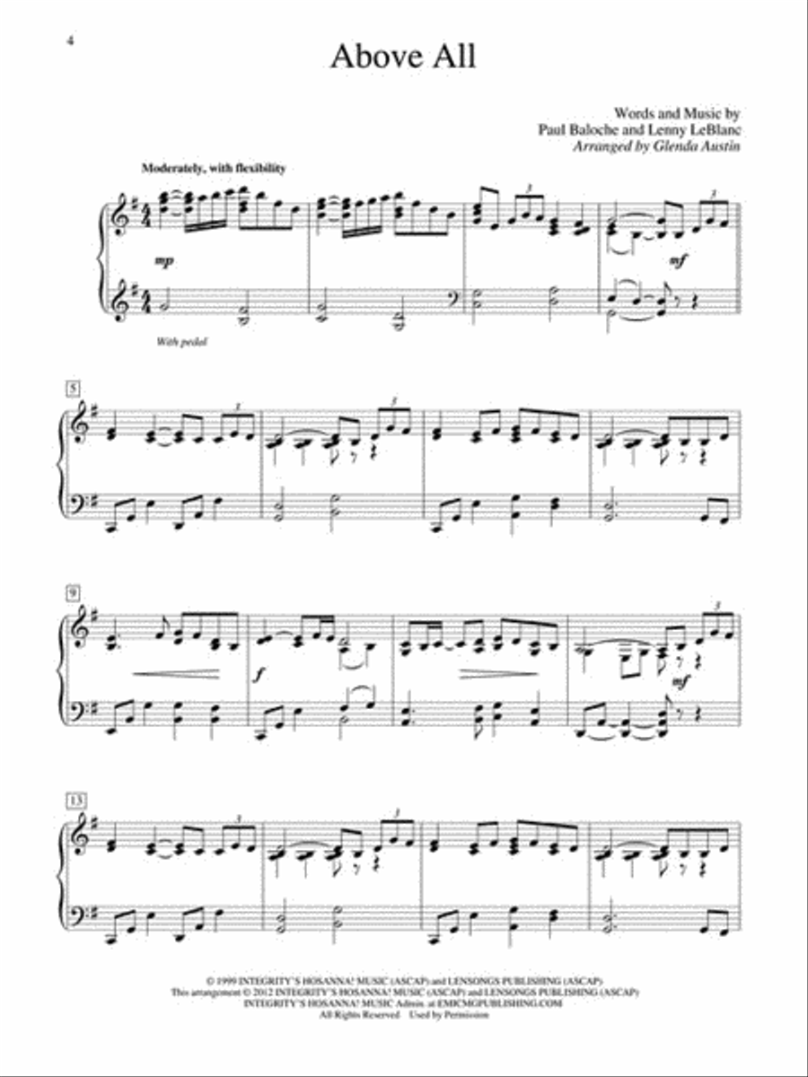 Solos for the Sanctuary – Worship Piano Solo scores gallery preview page 3