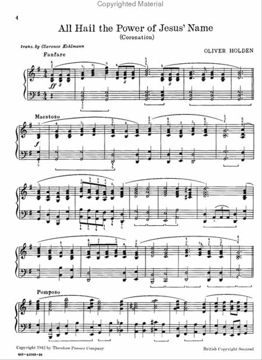 Highlights of Familiar Hymns Chamber Music scores gallery preview page 2