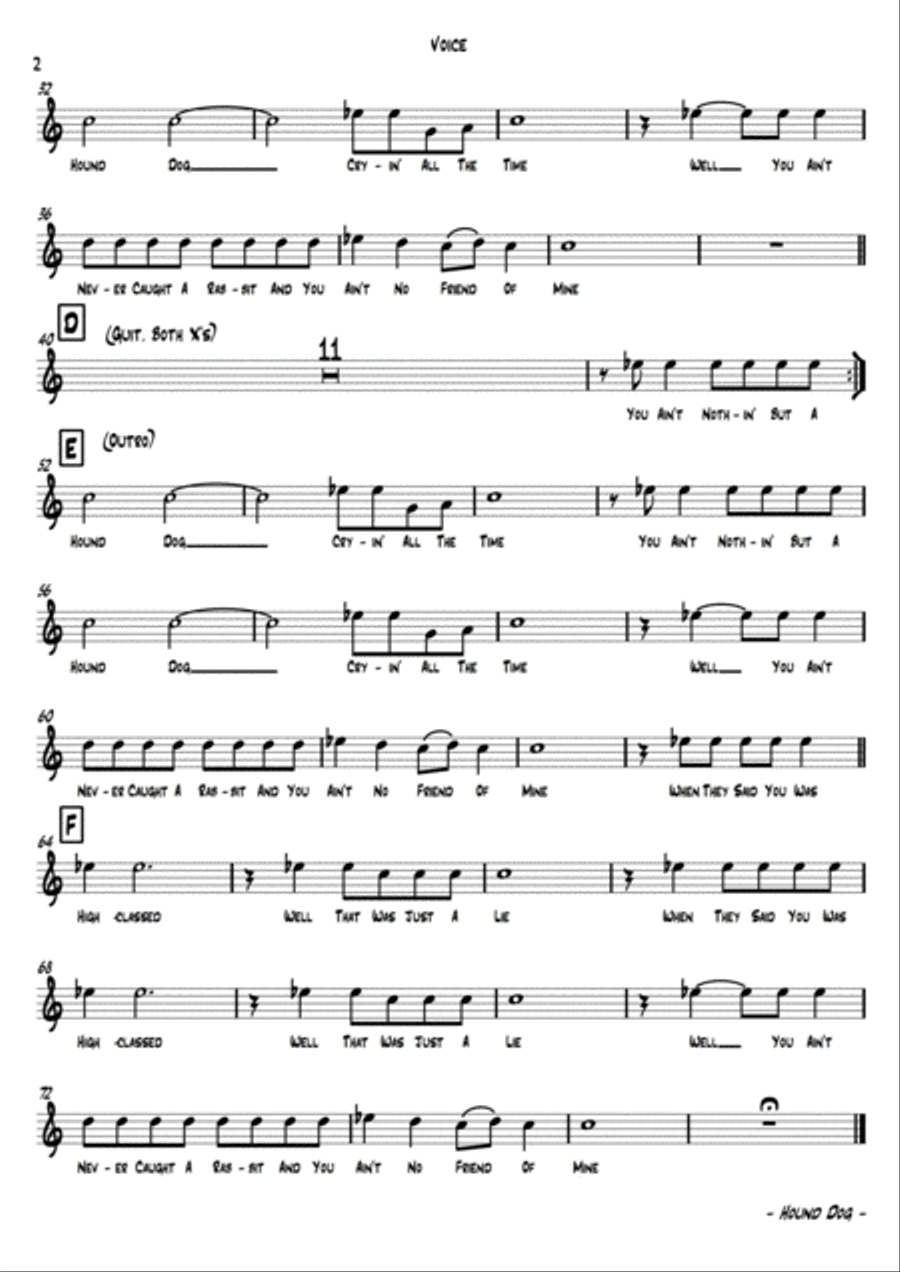 Hound Dog Jazz Ensemble scores gallery preview page 3