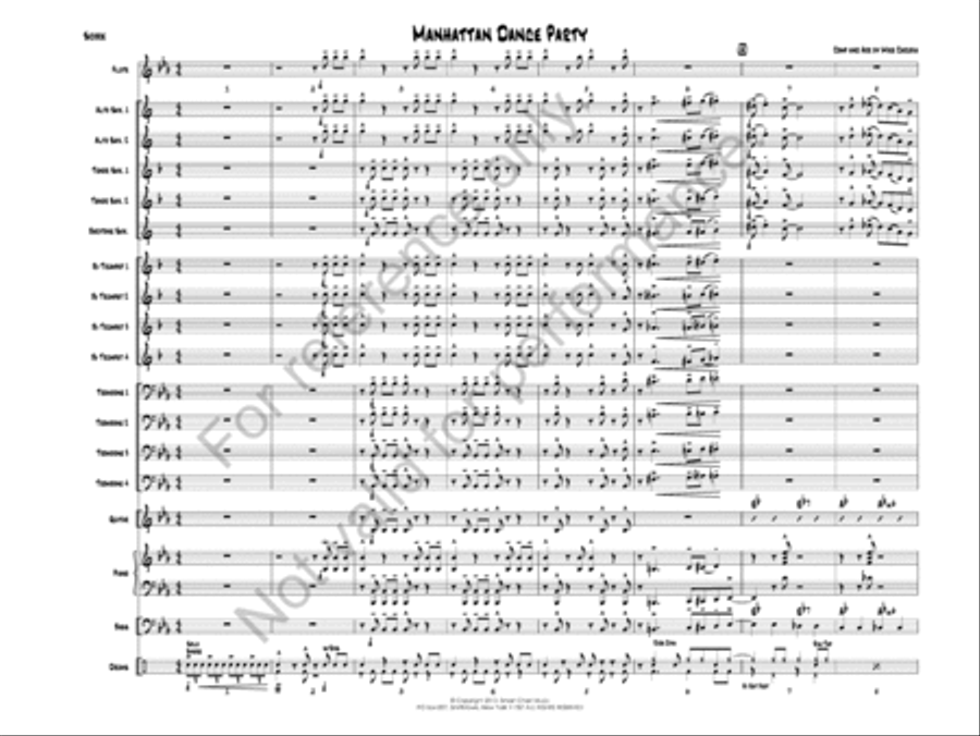 Manhattan Dance Party Manhattan Dance Party Jazz Ensemble scores gallery preview page 3