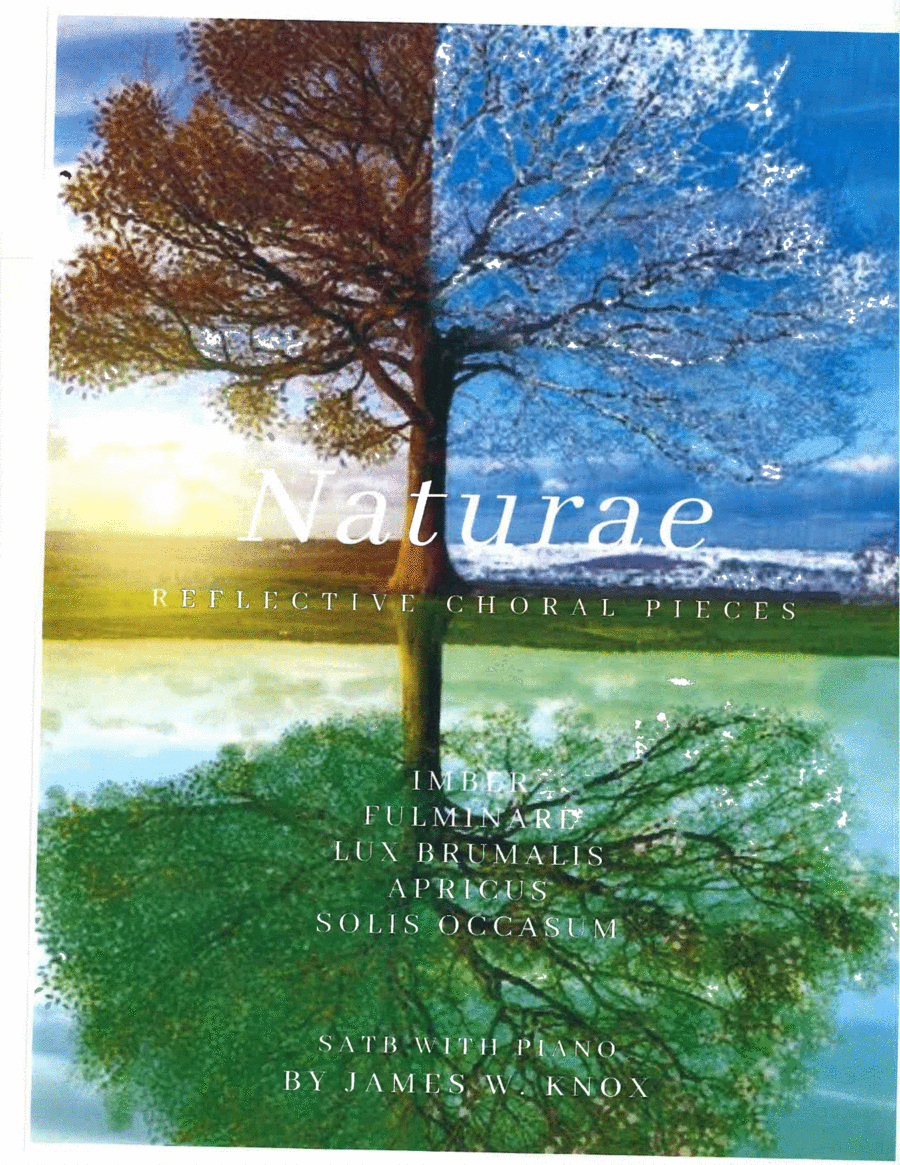 Naturae, Reflective Choral Pieces Divisi scores gallery preview page 1