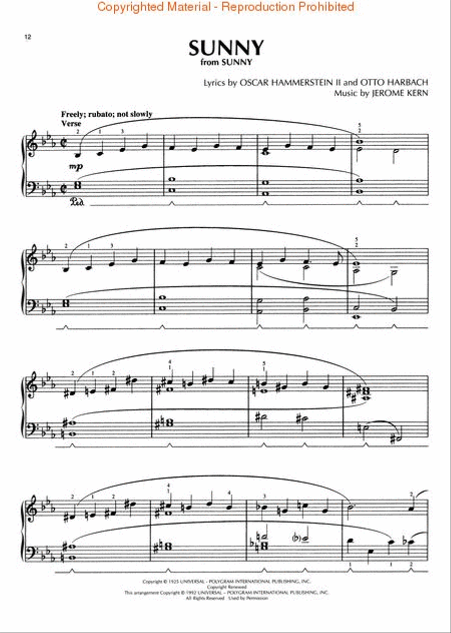 Lee Evans Arranges Jerome Kern – Revised Edition Piano Solo scores gallery preview page 3