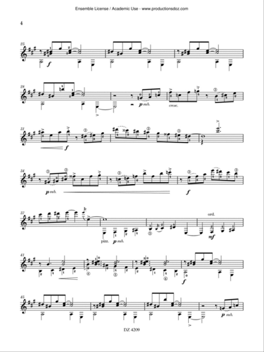 Canción de la Mañana Canción de la Mañana Classical Guitar scores gallery preview page 4